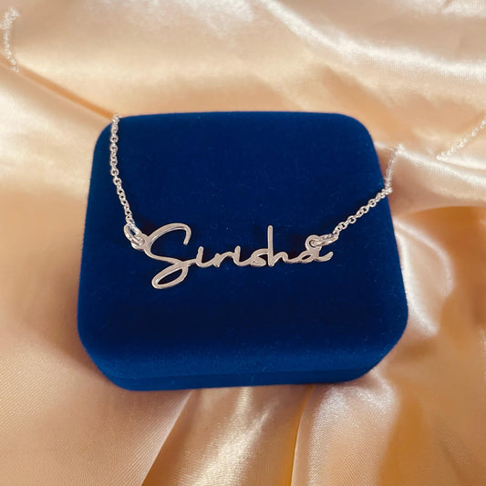 The Signature Script – Custom Name Necklace