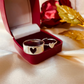 You make me WHOLE - Silver Couple Rings Set