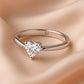Heart Solitaire Ring (ENGRAVABLE)