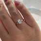 Oval Solitaire Ring (ENGRAVABLE)