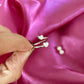 Double Heart Silver Ring (ENGRAVABLE)
