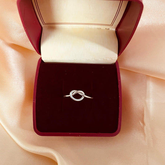 Silver Knot Ring