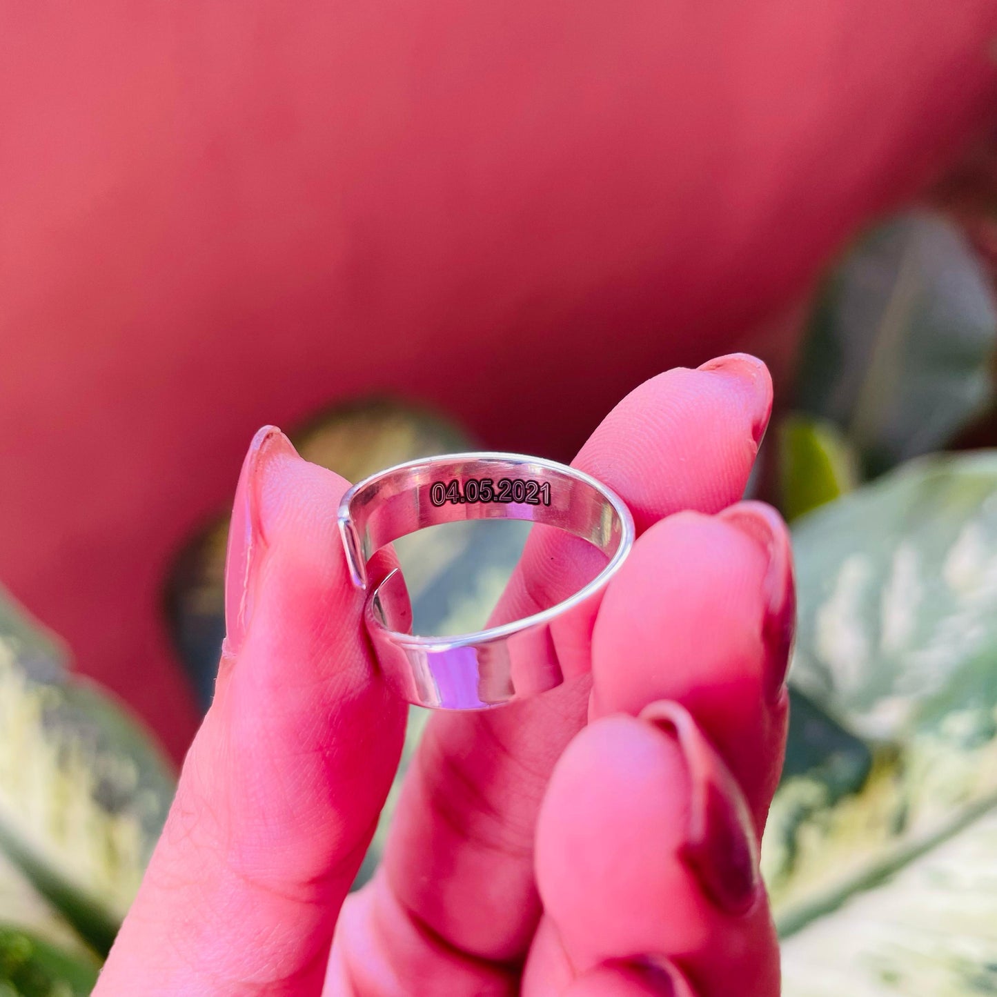 Spiral Silver Ring (ENGRAVABLE)