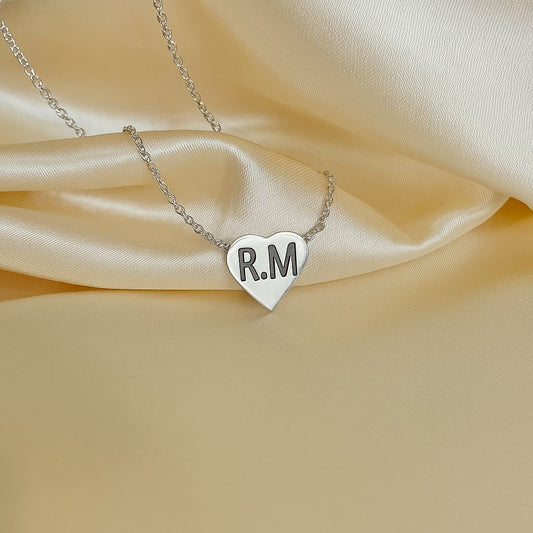 Little heart necklace (ENGRAVABLE)