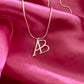 Duet Initials Necklace – Pure Silver
