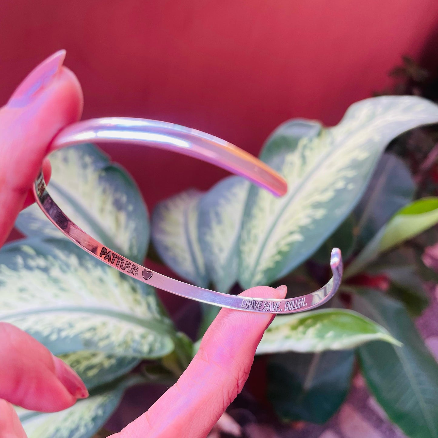 The Signature – Dual-Side Engravable Adjustable Silver Cuff