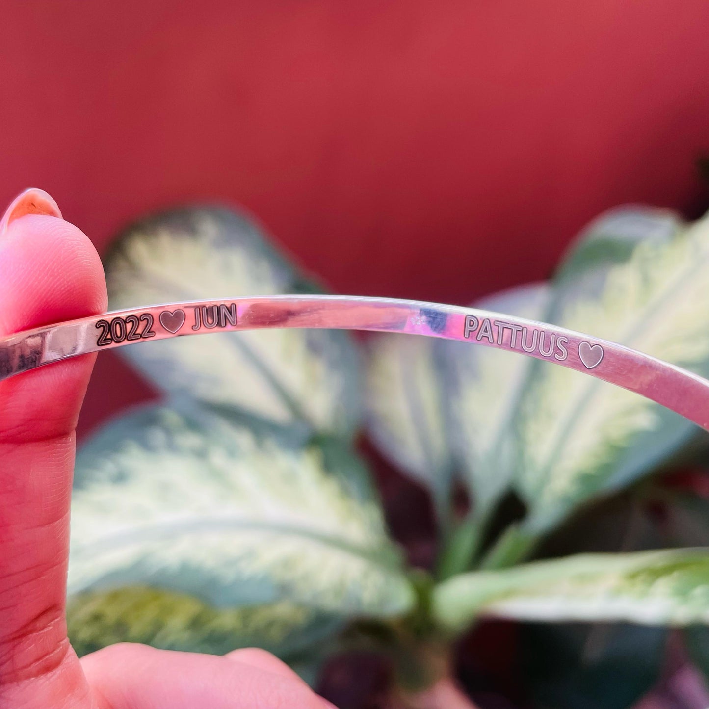 The Signature – Dual-Side Engravable Adjustable Silver Cuff