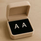 Signature Spark – Custom Initial Silver Earrings