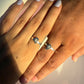 Twin Souls - Silver Couple Ring Set