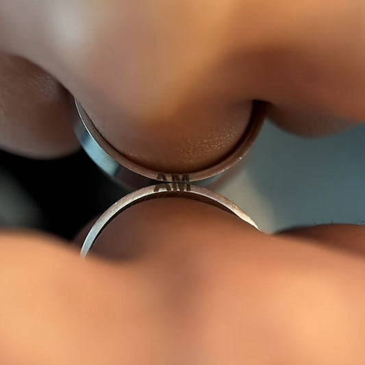 Secret Union - Silver Couple Rings